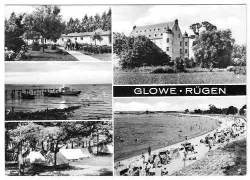 AK, Glowe Rügen, fünf Abb., 1972