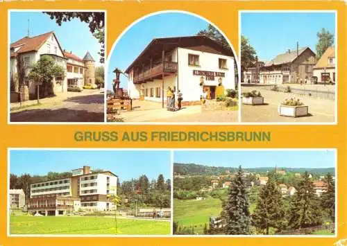 AK, Friedrichsbrunn Kr. Quedlinburg, fünf Abb., 1982