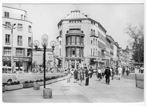 AK, Halle Saale, Hansering Ecke Clement-Gottwald-Str., 1977
