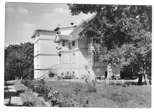 AK, Ostseebad Zinnowitz Usedom, Erholungsheim "Clara Zetkin", 1973