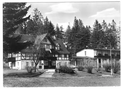 AK, Oberbärenburg Osterzgeb., FDGB-Vertragshaus "Helenenhof", 1982