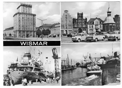 AK, Wismar, vier Abb., 1981
