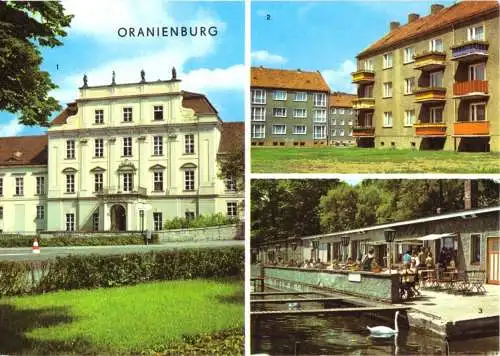 AK, Oranienburg, drei Abb., u.a. Mathias-Thesen-Str., 1981