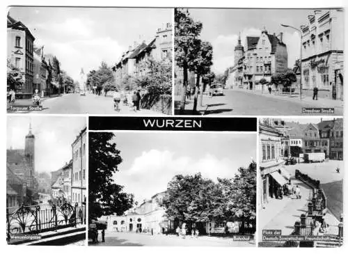 AK, Wurzen, fünf Abb., 1976