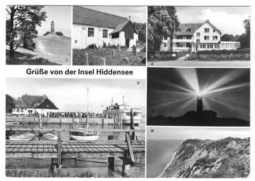 AK, Insel Hiddensee, sechs Abb., 1983