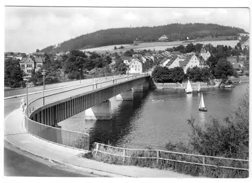 AK, Saalburg, Am Stausee der Saaletalsperre, 1975