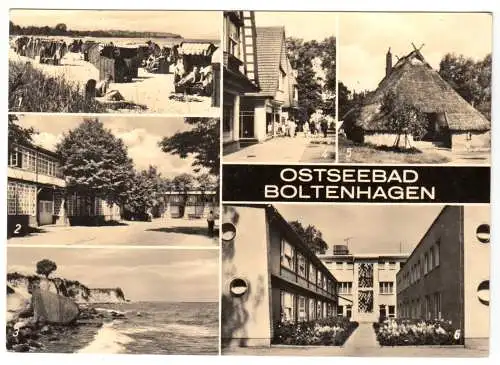 AK, Ostseebad Boltenhagen, sechs Abb., 1974