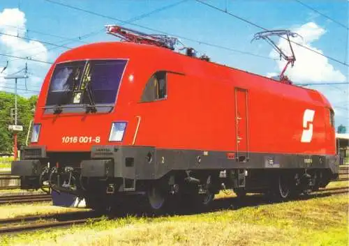 AK, Pöchlarn, Niederösterreich, E-Schnellzuglok 1016 001-8 "Taurus", 1999