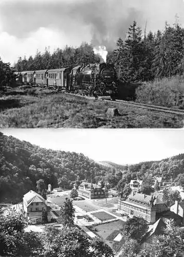 Lot von 4 AK, Alexisbad Harz, 1970-1980