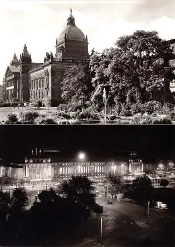 Lot von 4 AK, Leipzig, 1958 - 1978