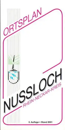 Ortsplan, Nussloch Rhein-Neckar-Kreis, 2001