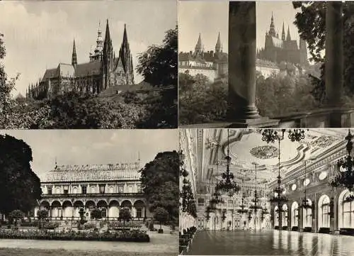 12 AK, Prag, Prager Burg, 1950er 