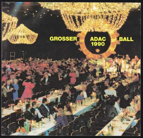 Programmheft, Grosser ADAC Ball, Berlin 1990