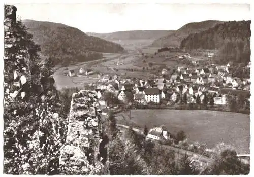 AK, Vorra an der Pegnitz, Gesamtansicht, um 1965