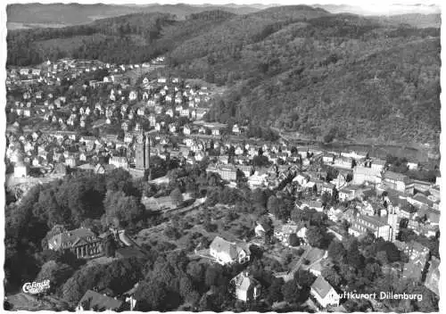 AK, Dillenberg, Luftbild - Teilansicht, 1962