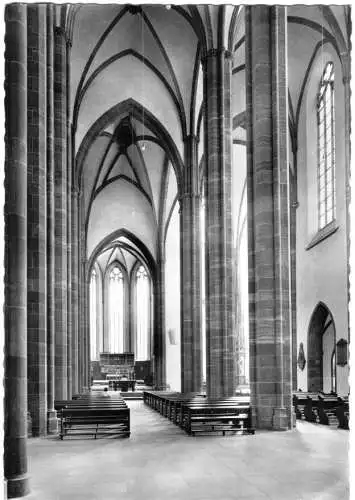 AK, Frankfurt a. Main, Dom, Interieur, um 1965