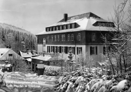 AK, Kurort Bärenfels Erzgeb., FDGB-Heim "Max Niklas"