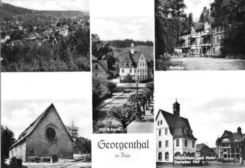 AK, Georgenthal Thür., fünf Abb., 1962
