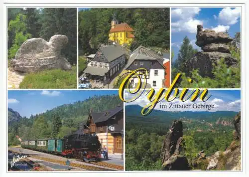 AK Großformat, Kurort Oybin, fünf Abb., um 2005