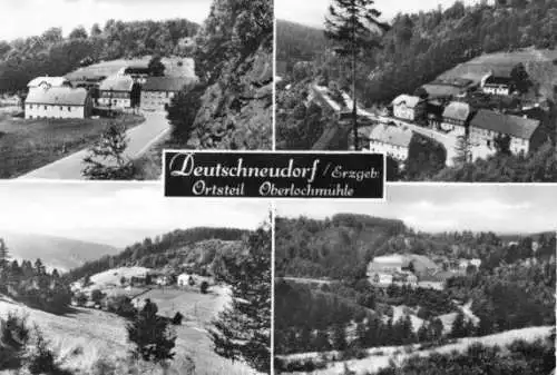 AK, Deutschneudorf Erzgeb., vier Abb., 1984