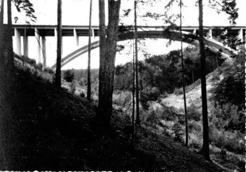 AK, Hermsdorf Thür., Teufelstalbrücke, 1967