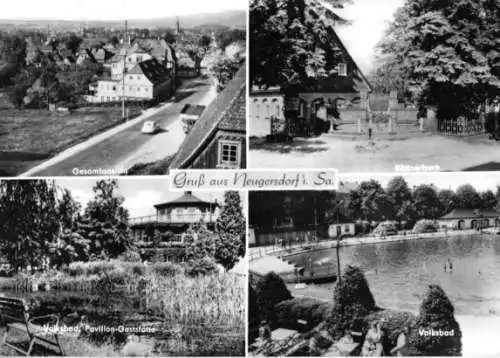 AK, Neugersdorf Sa., vier Abb., 1969