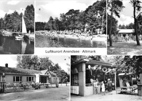 AK, Arendsee Altmark, fünf Abb., 1982