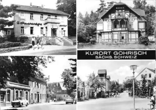 AK, Kurort Gohrisch Sächs. Schweiz, vier Abb., 1977
