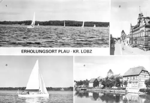 AK, Plau Meckl., vier Abb., 1984