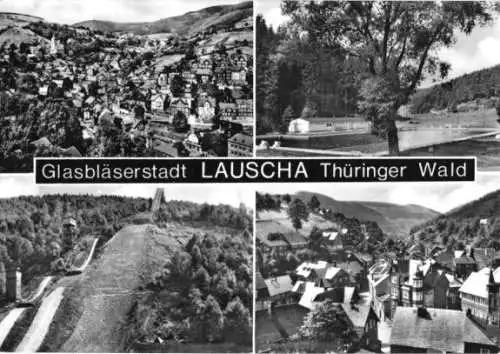 AK, Lauscha Thür., vier Abb., 1972