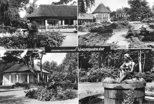 AK, Ostseebad Kühlungsborn, Konzertgarten Ost, vier Abb., 1983