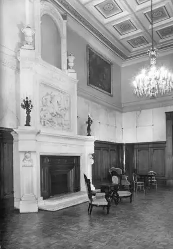 AK, Ostseebad Binz Rügen, OT Granitz, Jagdschloß, Marmorsaal, 1985