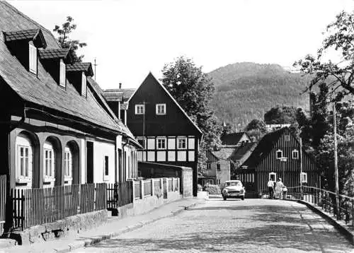 AK, Waltersdorf Kr. Zittau, Straßenpartie, 1978
