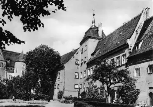 AK, Nossen Sachs., Schloßhof, 1969