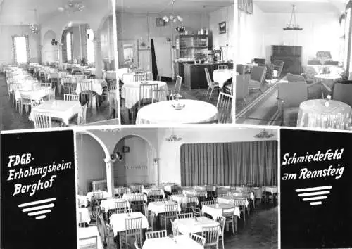 AK, Schmiedefeld Rennsteig, FDGB-Heim "Berghof" 1965