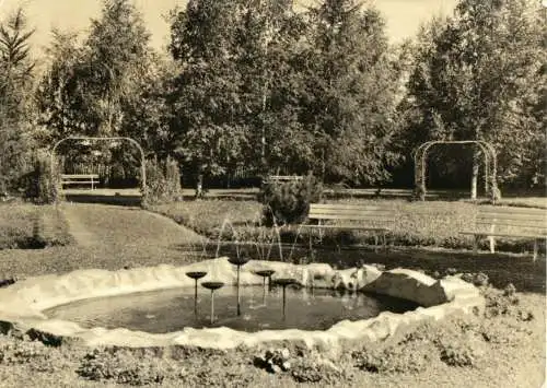AK, Ernstroda Kr. Gotha, Springbrunnen, 1974