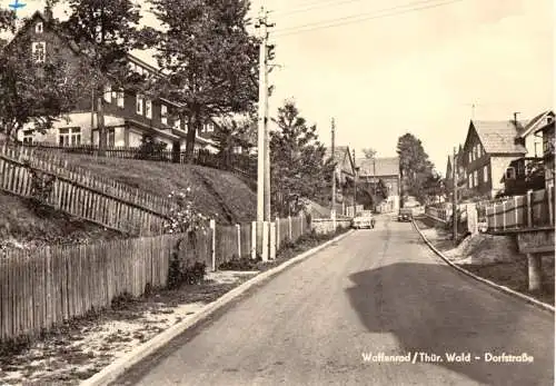 AK, Waffenrod Thür. Wald, Dorfstr., 1964