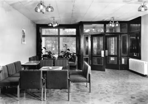 AK, Engelsbach Kr. Gotha, FDGB-Siedlung, Foyer, 1983