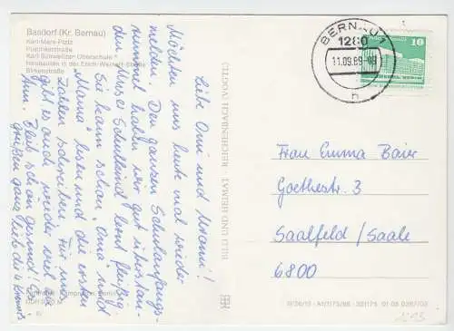 AK, Basdorf Kr. Bernau, fünf Abb., 1983