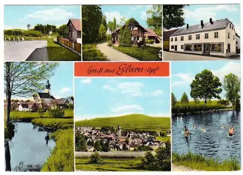 AK, Eslarn Opf., sechs Abb., um 1970