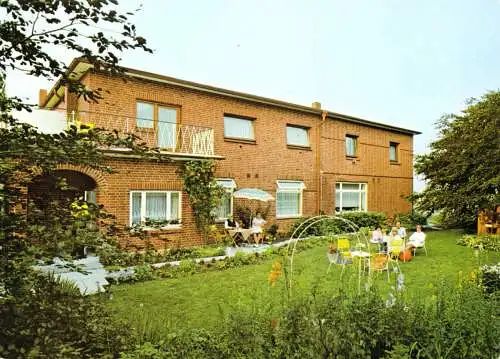 AK, Nordseebad Friedrichskoog - Spitze, Pension Lothar Suhr, um 1978