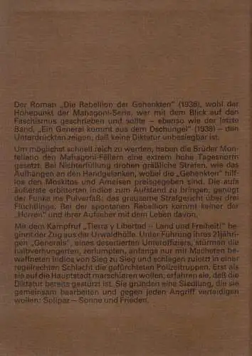 Traven, B.; Die Rebellion der Gehenkten; Ein General kommt aus dem Dschungel