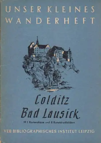 Wanderheft, Colditz Bad Lausick, 1954