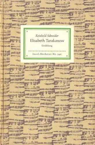Insel Nr. 540, Schneider, Reinhold; Elisabeth Tarakonow, 1956