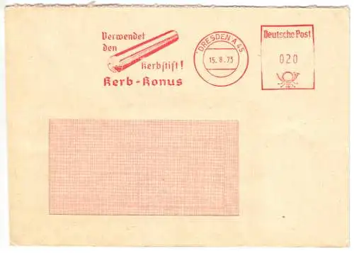 AFS, Verwendet den Kerb-Stft!, Kerb-Konus, o Dresden A 45, 15.8.73