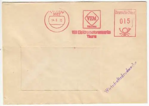 AFS, VEB Elektromotorenwerke Thurm, o Thurm, 9527, 14.8.73