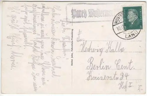 Landpoststempel, Poststelle II, Paretz Wustermark Land, Wustermark, 10.11.30