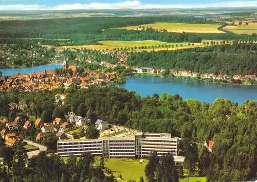 AK, Mölln in Lbg., Sanatorium Föhrenkamp, Luftbildansicht, um 1970