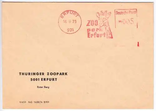 AFS, Zoopark Erfurt, o Erfurt, 501, 16.9.75
