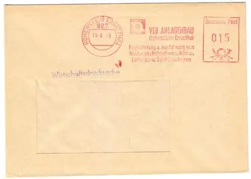 AFS, VEB Anlagenbau Hohenstein-Ernstthal, o Hohenstein-Ernstthal, 927, 15.6.73